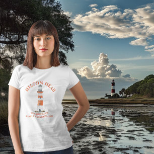 Hilton Head Island Lighthouse Harbour City Family T-Shirt