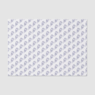 Hilton Head Island SC Vintage Karte Navy Blau Seidenpapier