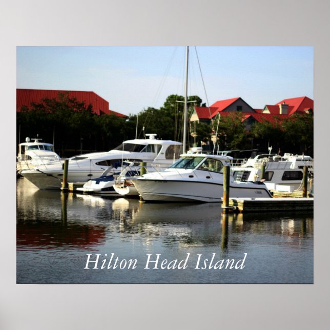 Hilton Head Island Shelter Cove Marina Poster (Vorne)
