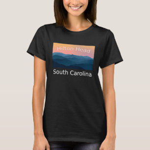 Hilton Head Island South Carolina Berg Sonnenunter T-Shirt