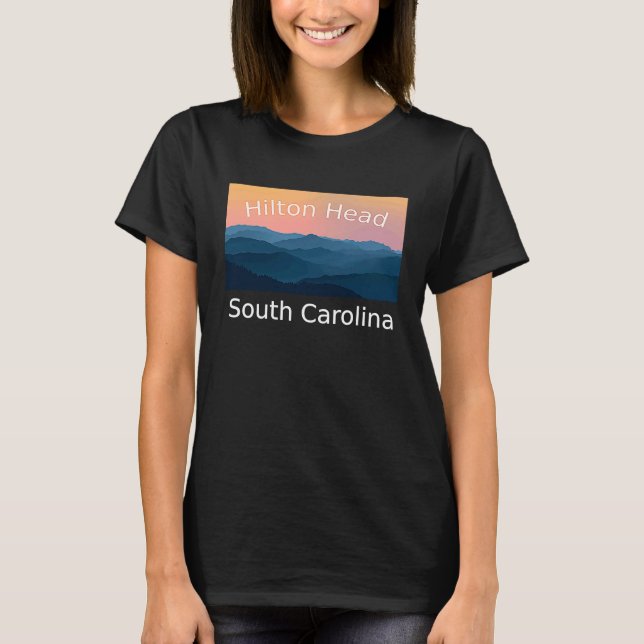 Hilton Head Island South Carolina Mountain sunset  T-Shirt (Vorderseite)