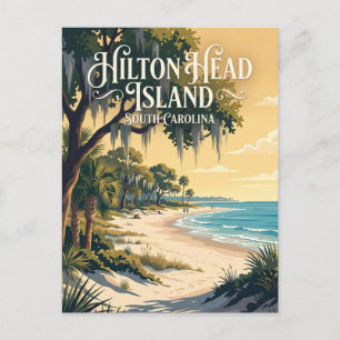 Hilton Head Island South Carolina Postkarte