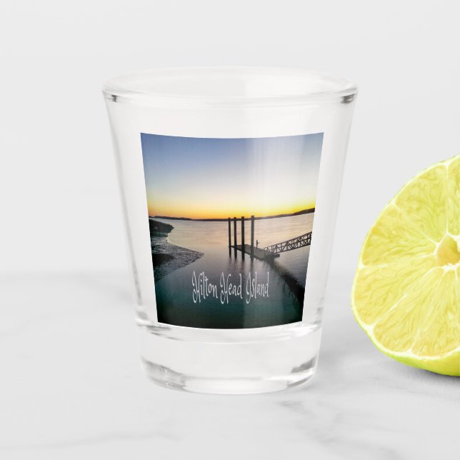 Hilton Head Island South Carolina Schnapsglas (Vorderseite)