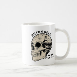 Hilton Head Island South Carolina Strand Hai Fisch Kaffeetasse