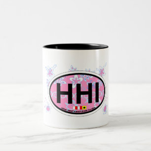 Hilton Head Island. Zweifarbige Tasse