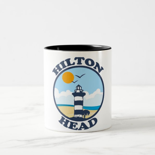 Hilton Head Island. Zweifarbige Tasse (Mittel)
