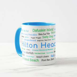 Hilton- Head Islandwort-Wolken-Tasse Tasse