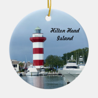 Hilton Head Leuchtturm Keramikornament
