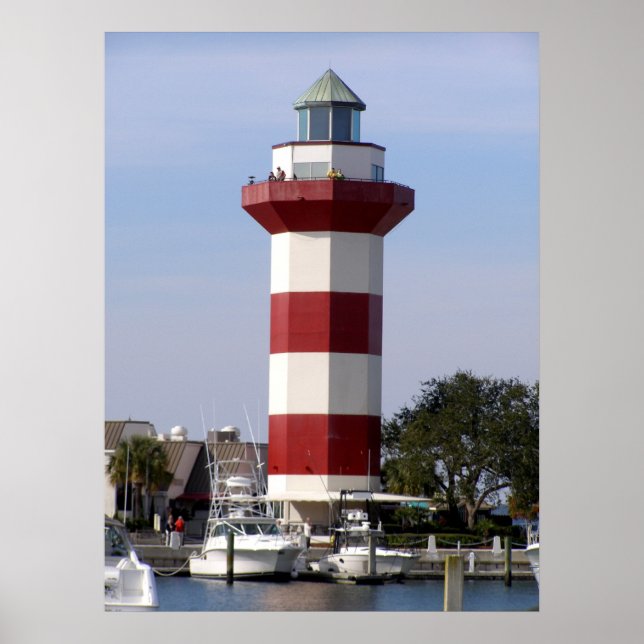 Hilton Head Leuchtturm Poster (Vorne)