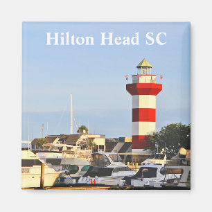 Hilton Head Lighthouse, Fotografie, auf Magnet