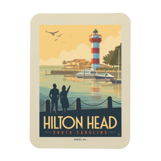 Hilton Head | South Carolina Magnet (Vertikal)