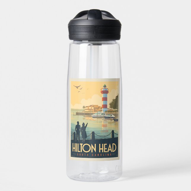 Hilton Head | South Carolina Trinkflasche (Vorne)