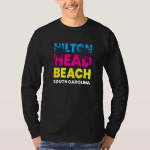 Hilton Head Strand Urlaub Souvenir Sommer Reise Co T-Shirt