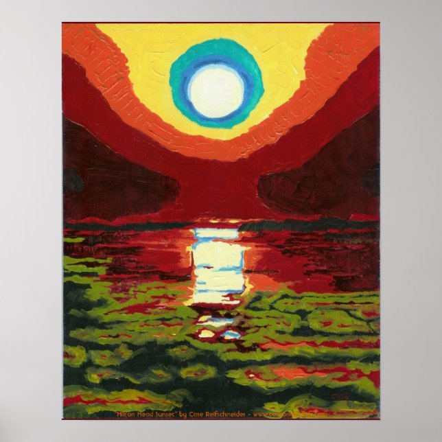 Hilton Head Sunset Poster (Vorne)