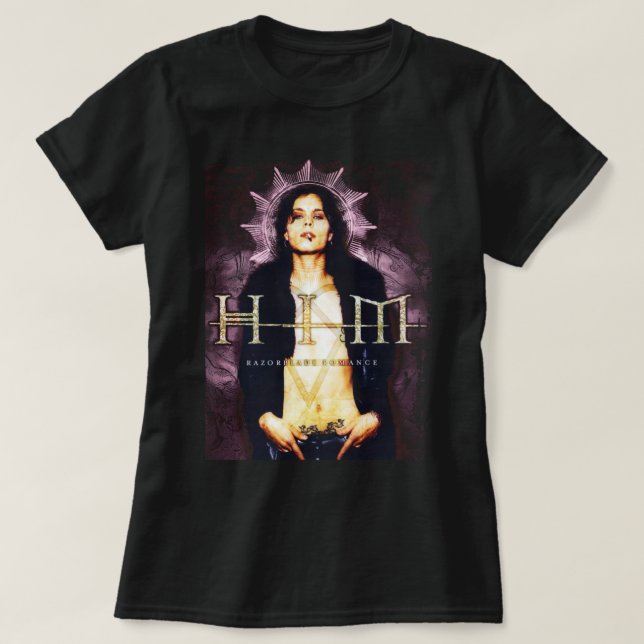 Him Band T-Shirt Razorblade Romance HQ T Shirt Hea (Design vorne)