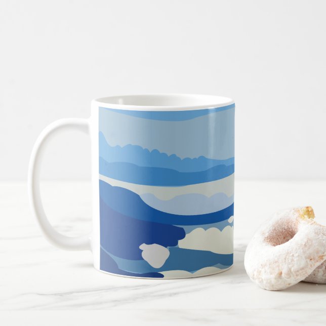 Himalaja Himalaya-Gebirge  Kaffeetasse (Mit Donut)