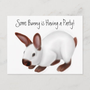 Himalajakaninchen-Einladung Einladung