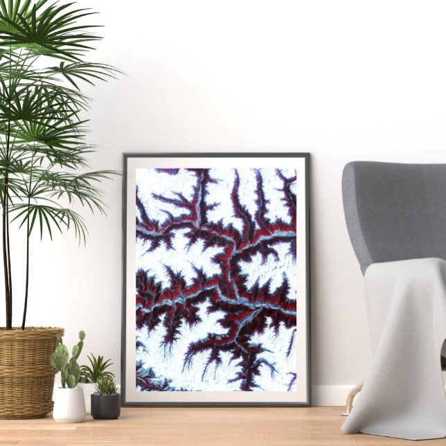 Himalaya-Berge aus dem All gesehen Poster (Von Creator hochgeladen)