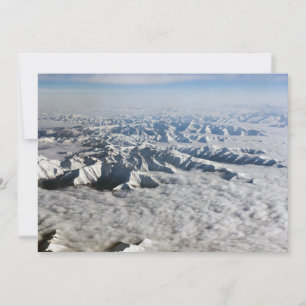 Himalaya-Berge unter Wolken - Tibet Einladung