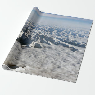 Himalaya-Berge unter Wolken - Tibet Geschenkpapier