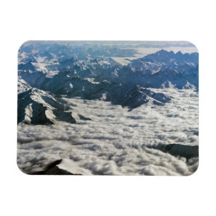Himalaya-Berge unter Wolken - Tibet Magnet