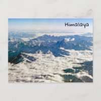 Himalaya-Berge unter Wolken - Tibet