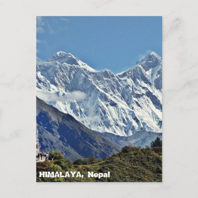 HIMALAYA - Eine von 1000 Ansichten von NEPAL Postkarte (Vorderseite)