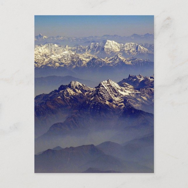 Himalaya Landschaft Postkarte (Vorderseite)