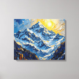 Himalaya Peaks Wrapped Canvas | Berglandskap Leinwanddruck