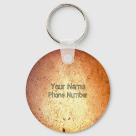 Himalaya-Salz und eigener Text Schlüsselanhänger