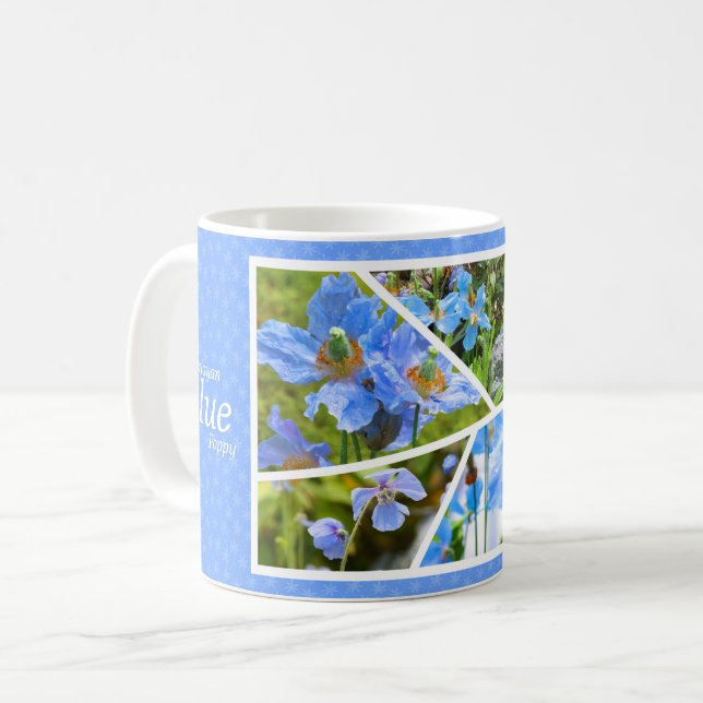 Himalayablau Mohn [Tasse] グ klassische プ Kaffeetasse (Vorderseite Links)