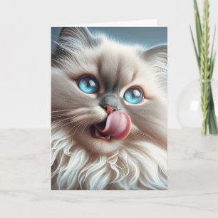 Himalayan Cat Birthday Spaß Karte
