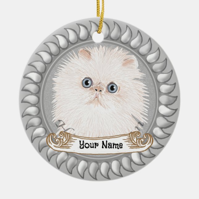 Himalayan Cat-Ornament Keramik Ornament (Vorne)