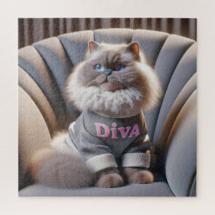 Himalayan Diva Cat Puzzle