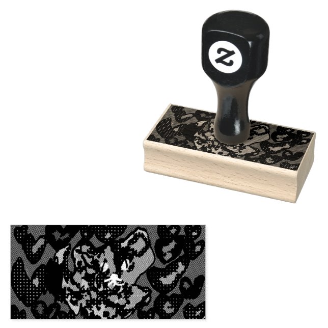 Himalayan Hearts Zwei-Tone-Kaffee Tasse Teekessel  Gummistempel (Stempel)