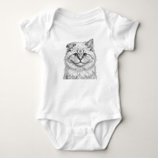 Himalayan-Kätzchen-Babyaanzug Baby Strampler