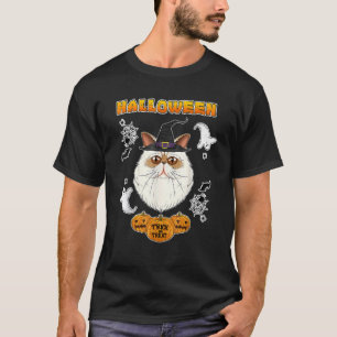 Himalayan Katze Ich wünsche ein frohes Halloween T-Shirt