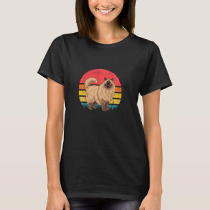 Himalayan Katze Sonnenuntergang Retro Vintage Desi T-Shirt