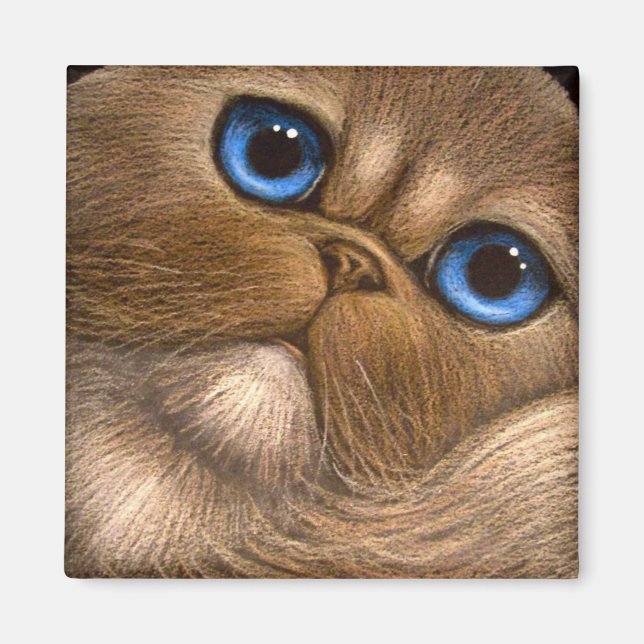 HIMALAYAN PERSIAN CAT Magnet (Vorne)