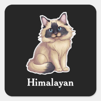 Himalayan Quadratischer Aufkleber