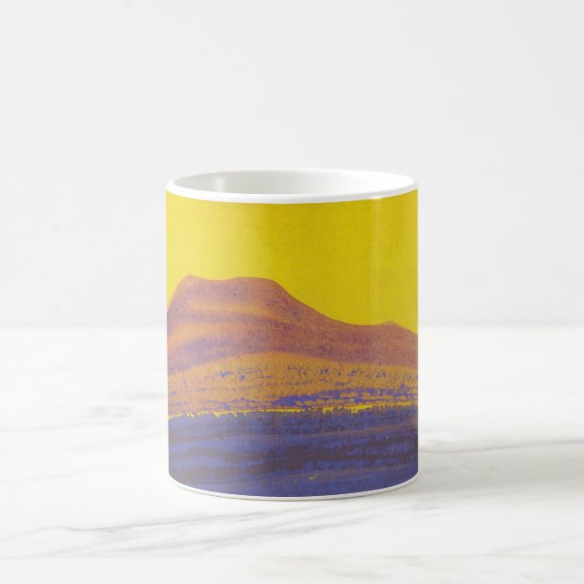 Himalayas (Gebirgskette) (von Nicholas Roerich) Kaffeetasse (Mittel)