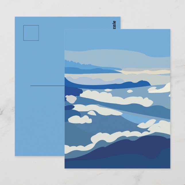 Himalayas Himalayan Mountains Postkarte (Vorne/Hinten)