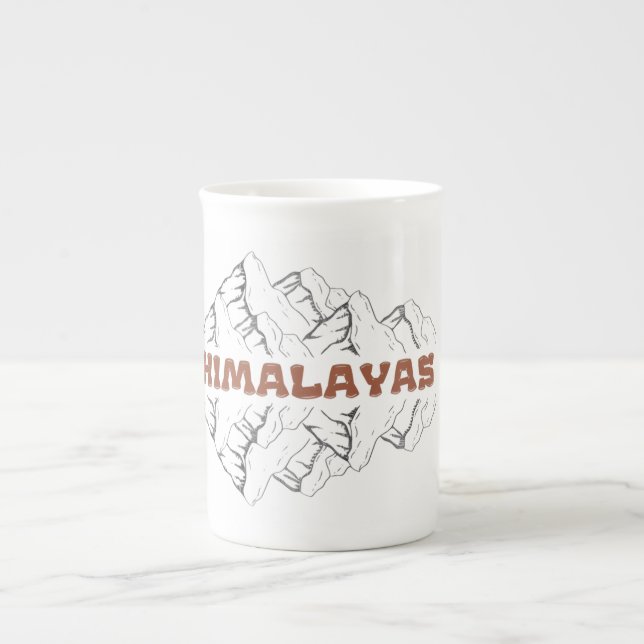 Himalayas Prozellantasse (Vorderseite)