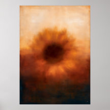Himawari Sonnenblume Abstrakte Farbflächen-Kunst