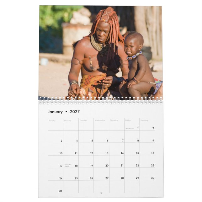 Himba Wall Calendar Kalender (Jan 2027)
