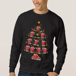 Himbeer-Fruchtliebhaber Weihnachtsbeleuchtung Himb Sweatshirt