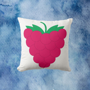 Himbeer-Rosa-Frucht-Beere Kissen