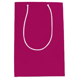 Himbeer-Rosa Uni-Farbe Mittlere Geschenktüte