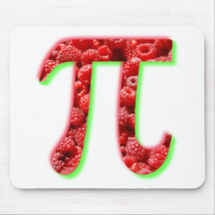 Himbeer- und PU-Symbol Mousepad