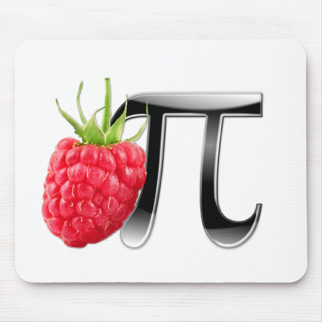 Himbeer- und PU-Symbol Mousepad (Vorne)